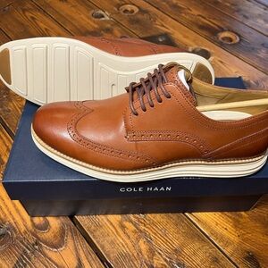 Cole Haan Men's Brown Wingtip Oxford Shoes